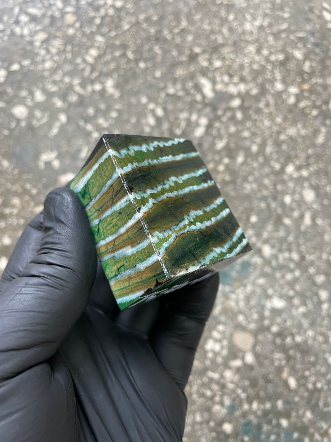 woolly mammoth tooth spacer block stabilized knifemaking material