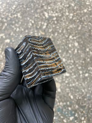 woolly mammoth tooth spacer block stabilized knifemaking material