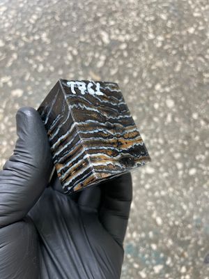 mammoth tooth stabilized spacer block for knife handle T761