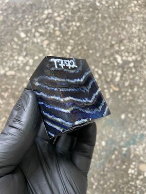 mammoth tooth stabilized spacer block for knife handle T772