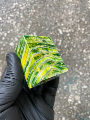 woolly mammoth tooth spacer block stabilized knifemaking material