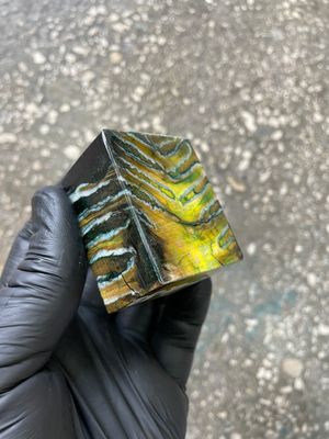 woolly mammoth tooth spacer block stabilized knifemaking material