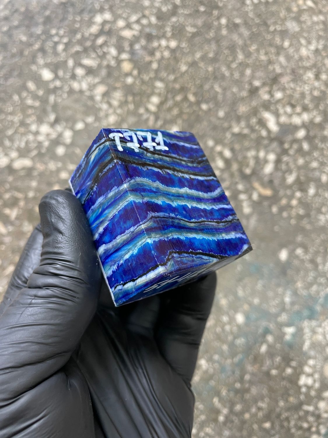 mammoth tooth stabilized spacer block for knife handle T771