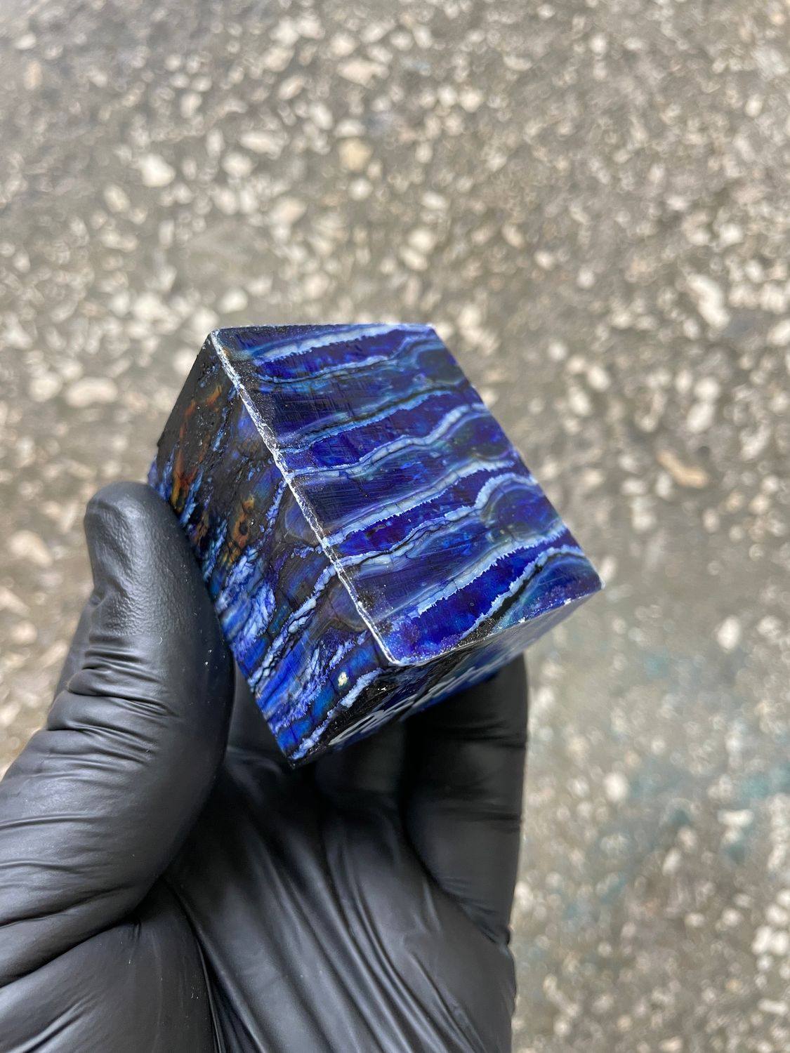 woolly mammoth tooth spacer block stabilized knifemaking material