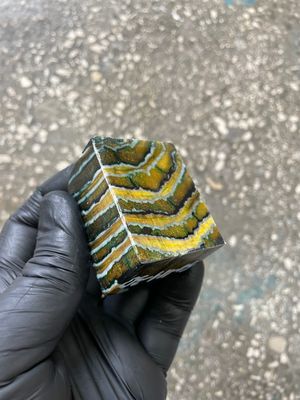 woolly mammoth tooth spacer block stabilized knifemaking material