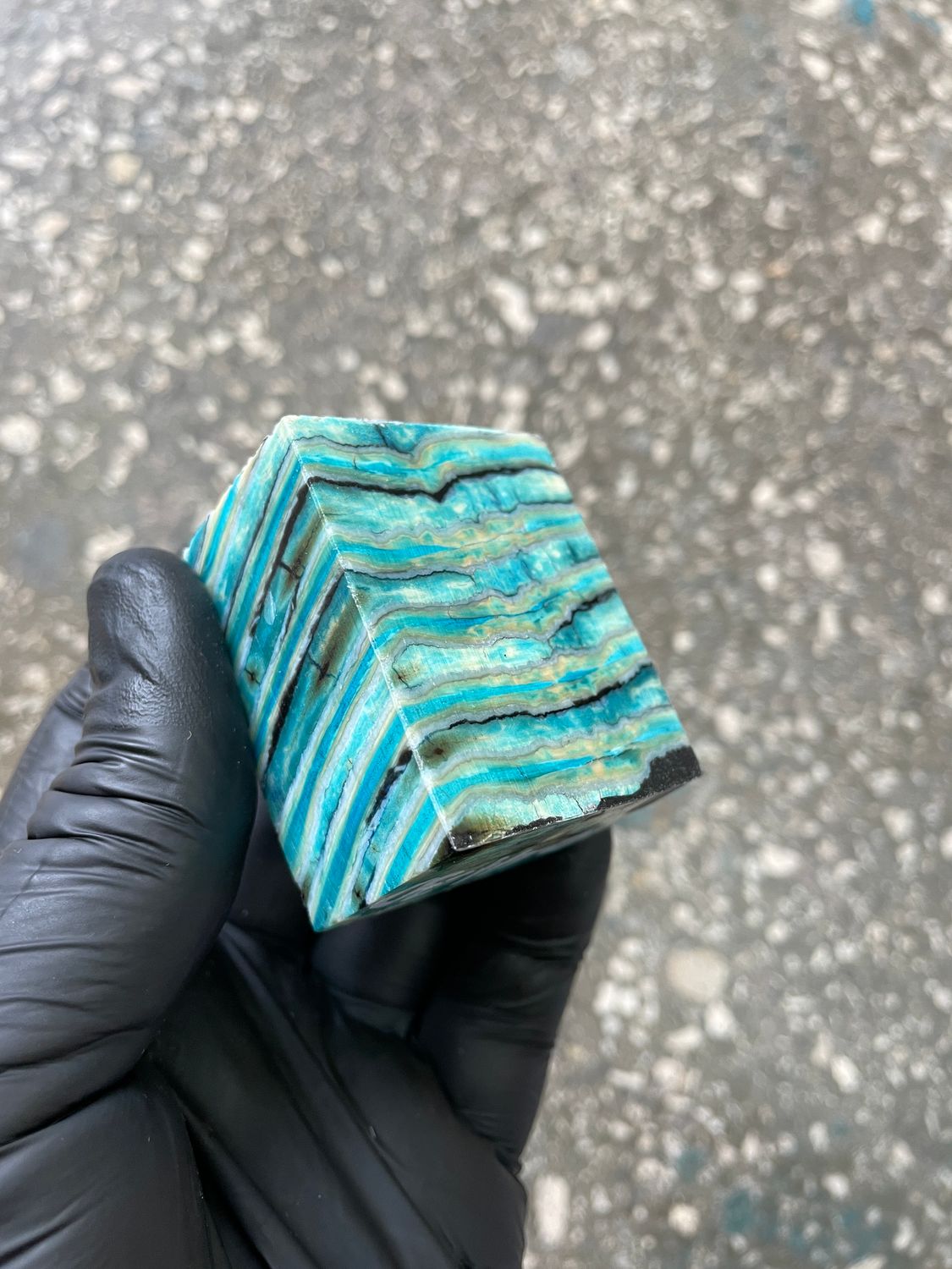 woolly mammoth tooth spacer block stabilized knifemaking material