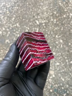 woolly mammoth tooth spacer block stabilized knifemaking material