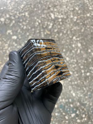 mammoth tooth stabilized spacer block for knife handle T762