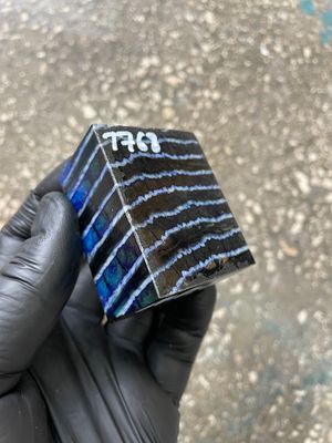 mammoth tooth stabilized spacer block for knife handle T768