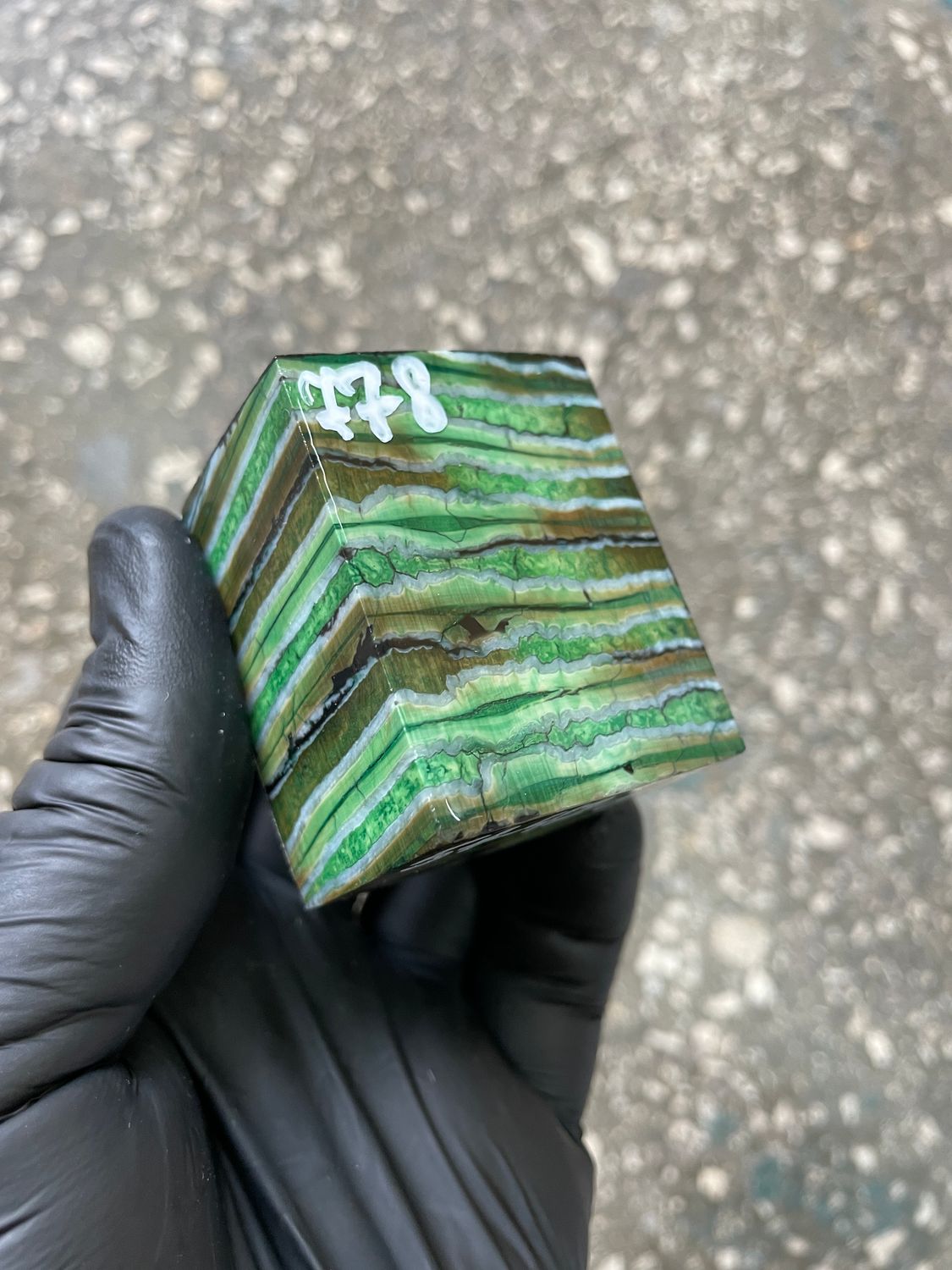 mammoth tooth stabilized spacer block for knife handle T778