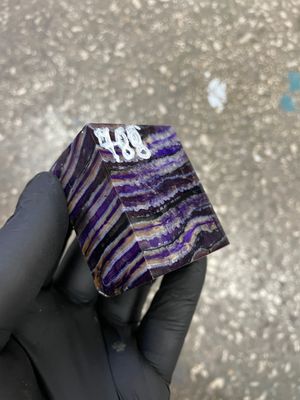 Mammoth Tooth Spacer Block Stabilized for Knife Handle 2.04-1.61-1.18 inch T788