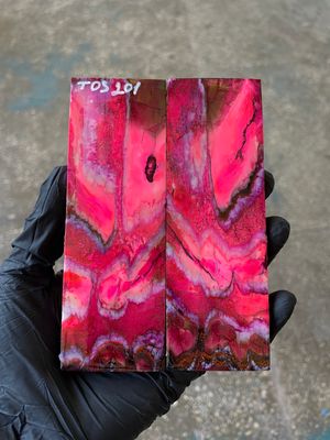 mammoth tooth stabilized knife handle scales pair TOS201