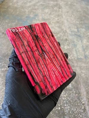 woolly mammoth tooth stabilized scales for knifemaking handle