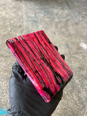 woolly mammoth tooth stabilized scales for knifemaking handle