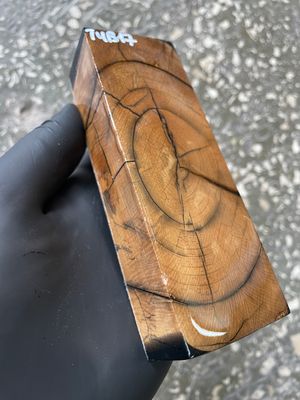 stabilized mammoth tusk block fossil material for knifemaking custom handle TUB17