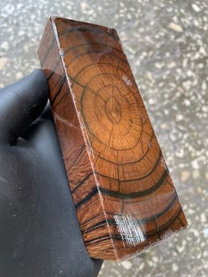 Mammoth Tusk Block Stabilized – Fossil Knife Handle Material for Custom Knives 5.11-1.85-1.18 inch TUB33