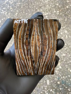 Mammoth Tooth Knife Scale Stabilized Pair for Pocket Knife 3.66-1.33-0.27 inch MTT15