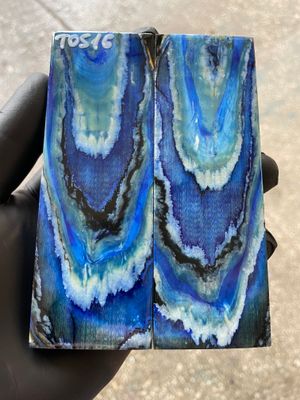 mammoth tooth stabilized knife handle scales pair TOS16