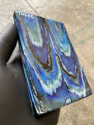 woolly mammoth tooth stabilized scales for knifemaking handle