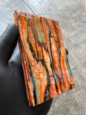woolly mammoth tooth stabilized scales for knifemaking handle