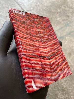 woolly mammoth tooth stabilized scales for knifemaking handle