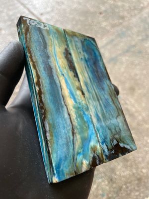 woolly mammoth tooth stabilized scales for knifemaking handle
