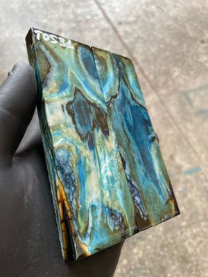 woolly mammoth tooth stabilized scales for knifemaking handle