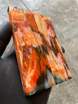 woolly mammoth tooth stabilized scales for knifemaking handle