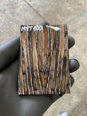 Mammoth Tooth Knife Scale Stabilized Pair for Pocket Knife 3.66-1.33-0.27 inch MTT100