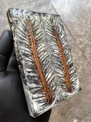 Pinecone Resin Knife Scales Stabilized Pair - Handle Material 5.19-1.73-0.43inch P66