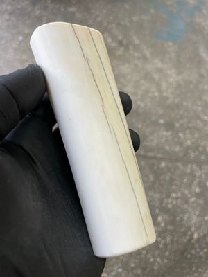 Walrus Tusk Block for Scrimshaw Carving Knife Handle Material 0.50 lb W36
