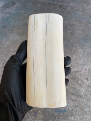 Walrus Tusk Block for Scrimshaw Carving Knife Handle Material 1.64 lb W25