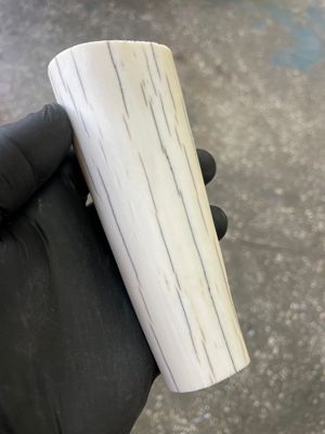 Walrus Tusk Block for Scrimshaw Carving Knife Handle Material 0.66 lb W34