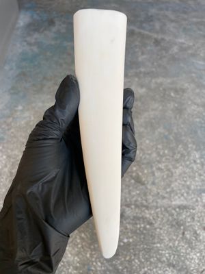 Walrus Tusk Block for Scrimshaw Carving Knife Handle Material 0.56 lb W29