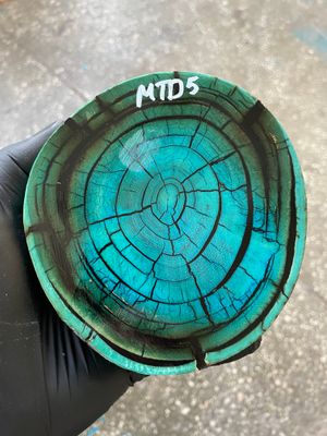 Mammoth Tusk Disk Cross Cut Stabilized Fossil Slab for Knifemaking MTD5