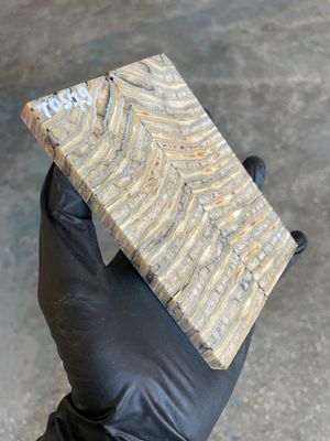 Mammoth Tooth Knife Handle Scales Stabilized Pair 5.23-1.81-0.39 inch TOS79