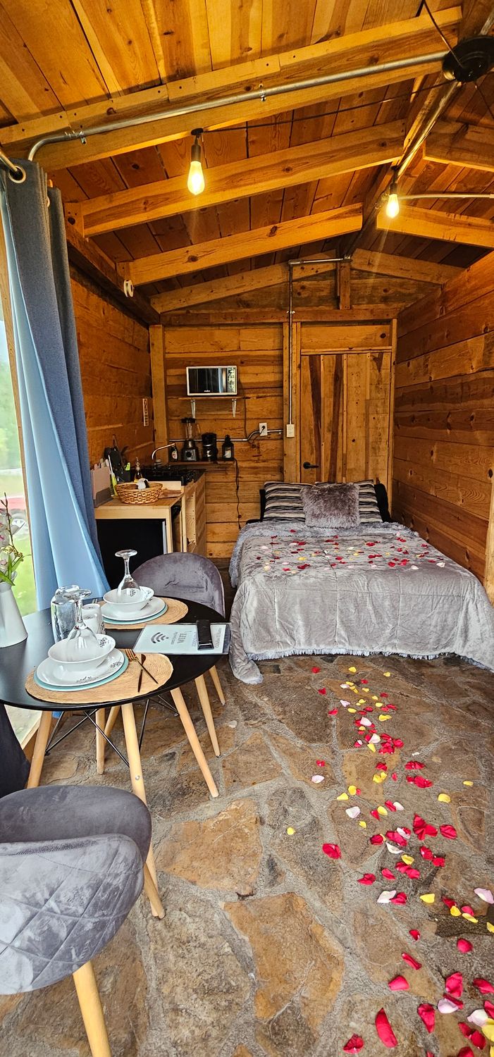 Cabaña el Álamito con Jacuzzi