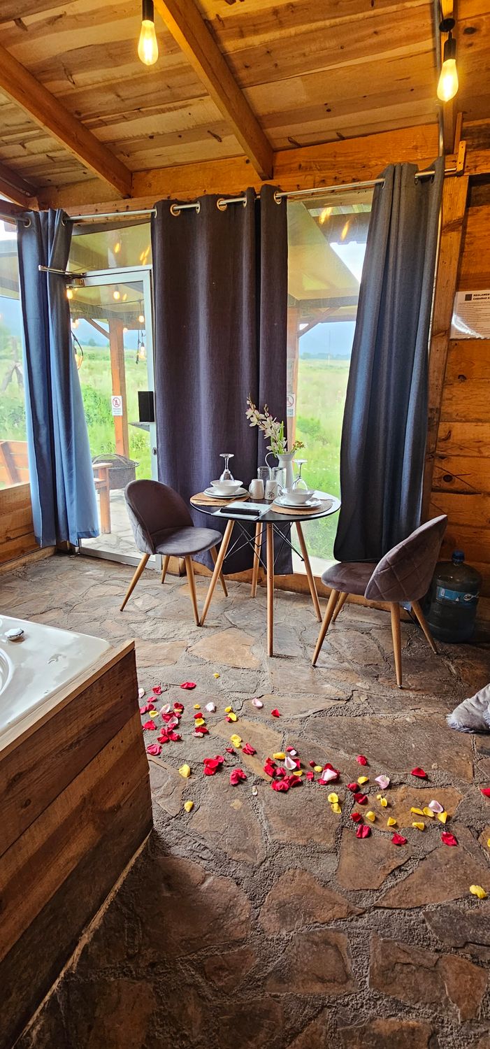 Cabaña el Álamito con Jacuzzi