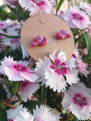 Spicy Cheetah Cowgirl Hat Studs in Hot Pink