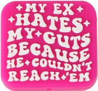&quot;My Ex Hates My Guts, Because He Couldn&#39;t Reach Them&quot; Beaded Pen