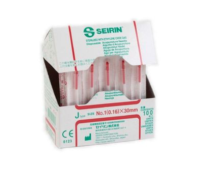 Seirin Needle 0.16x30 J Type (price incl. VAT)