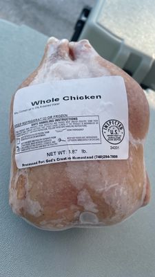 Whole Chicken 3.75-3.99#