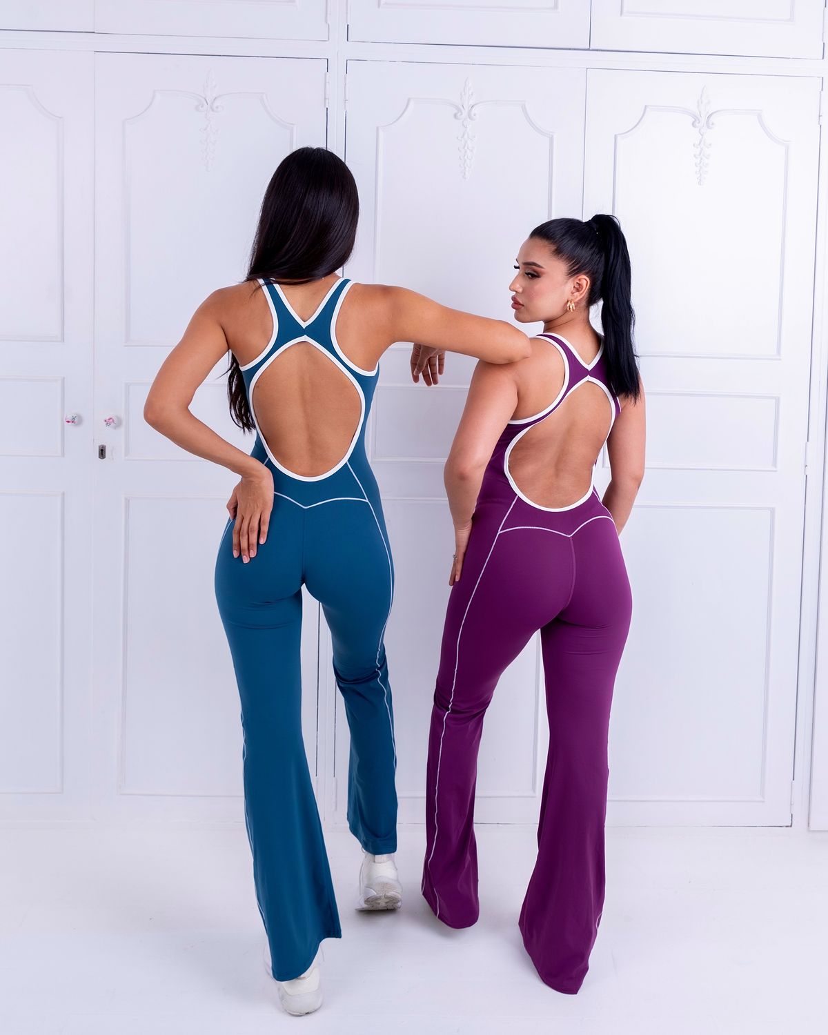 Open back jumpsuit