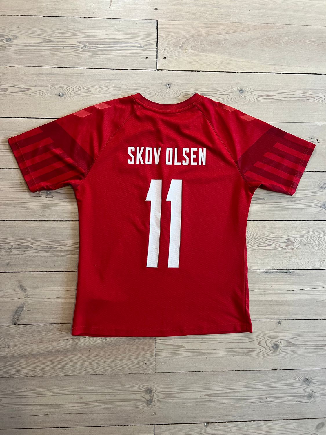 Andreas Skov Olsen ​Danmark hjemmebane trøje vm 2022 medium