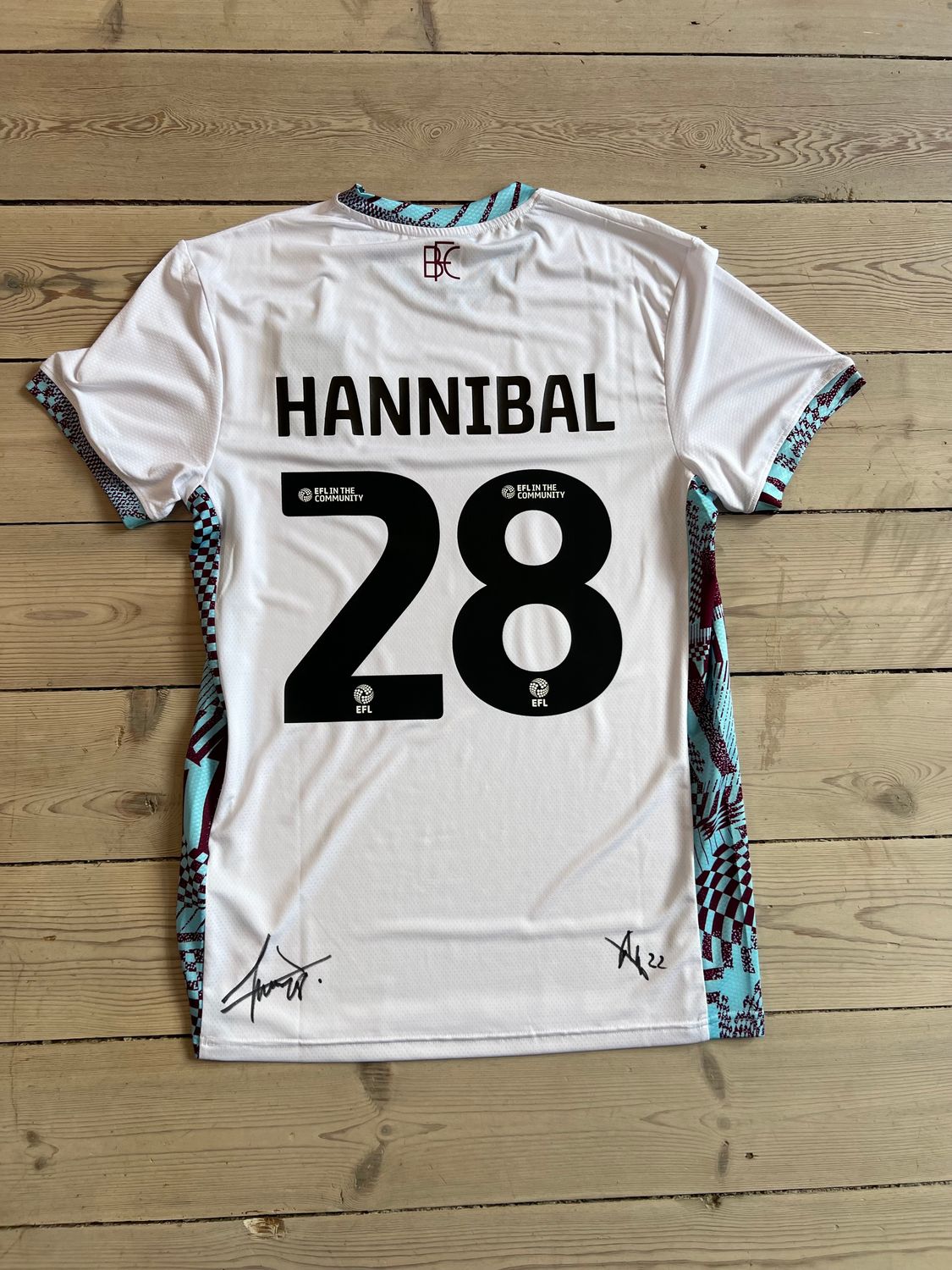​Signeret Hannibal Mejbri Burnley 3. Trøje 2024/25