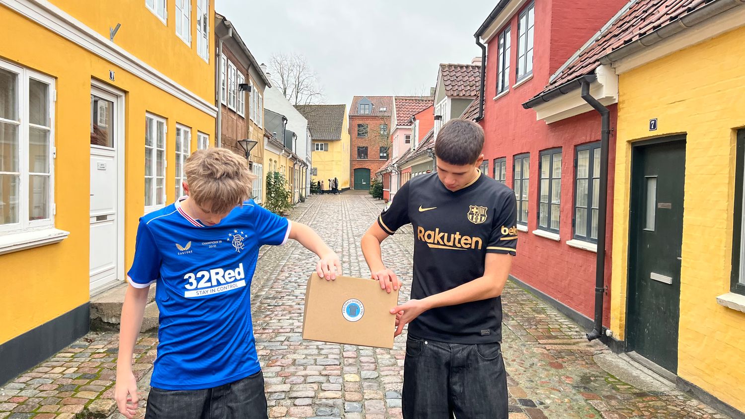 Mystery Box med spillertryk