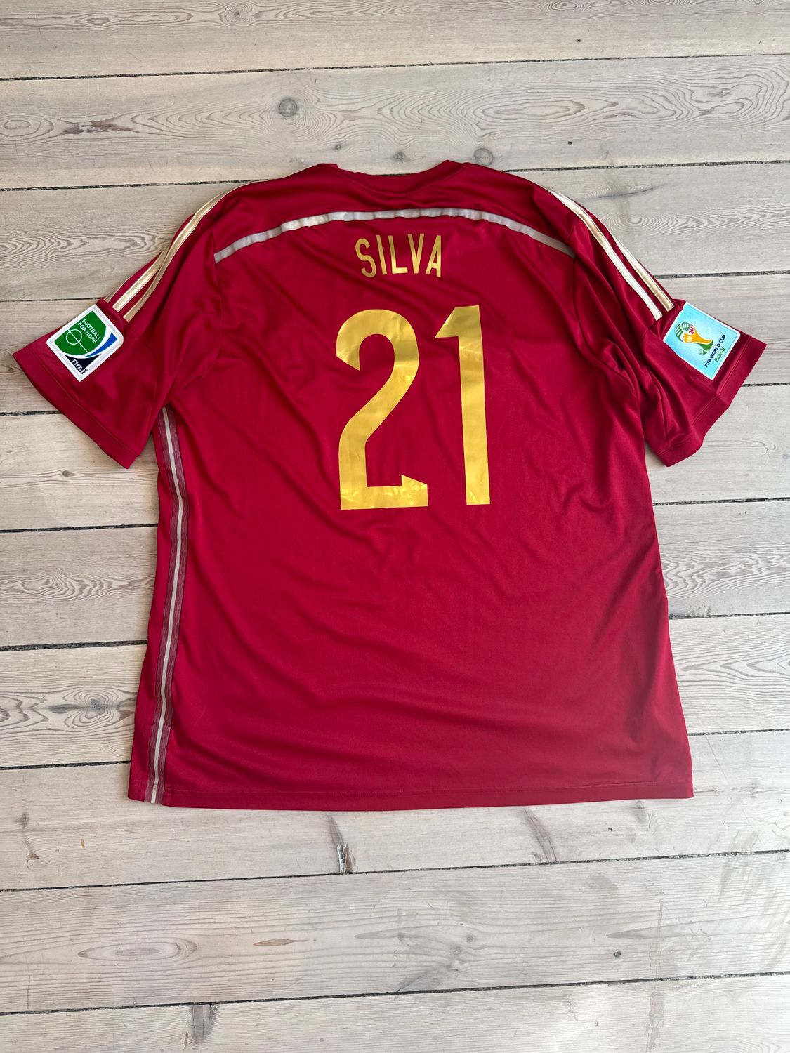 ​David Silva - Spanien hjemmebane 2014/15 - XXL