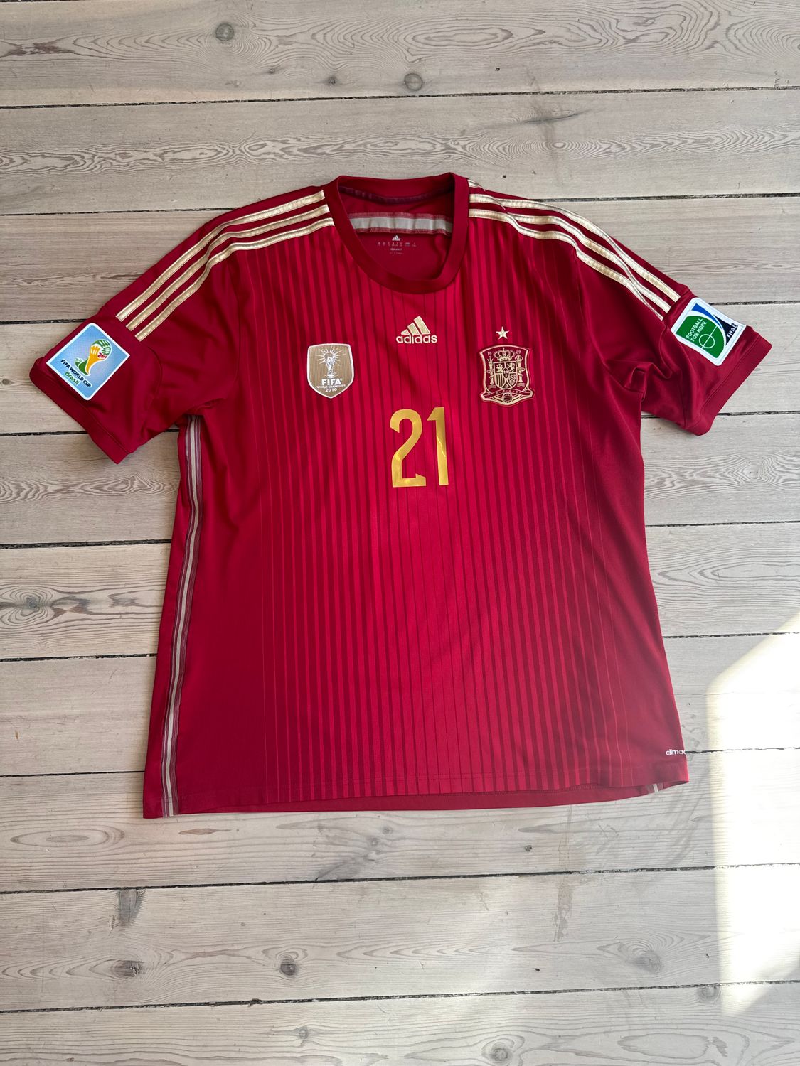 ​David Silva - Spanien hjemmebane 2014/15 - XXL
