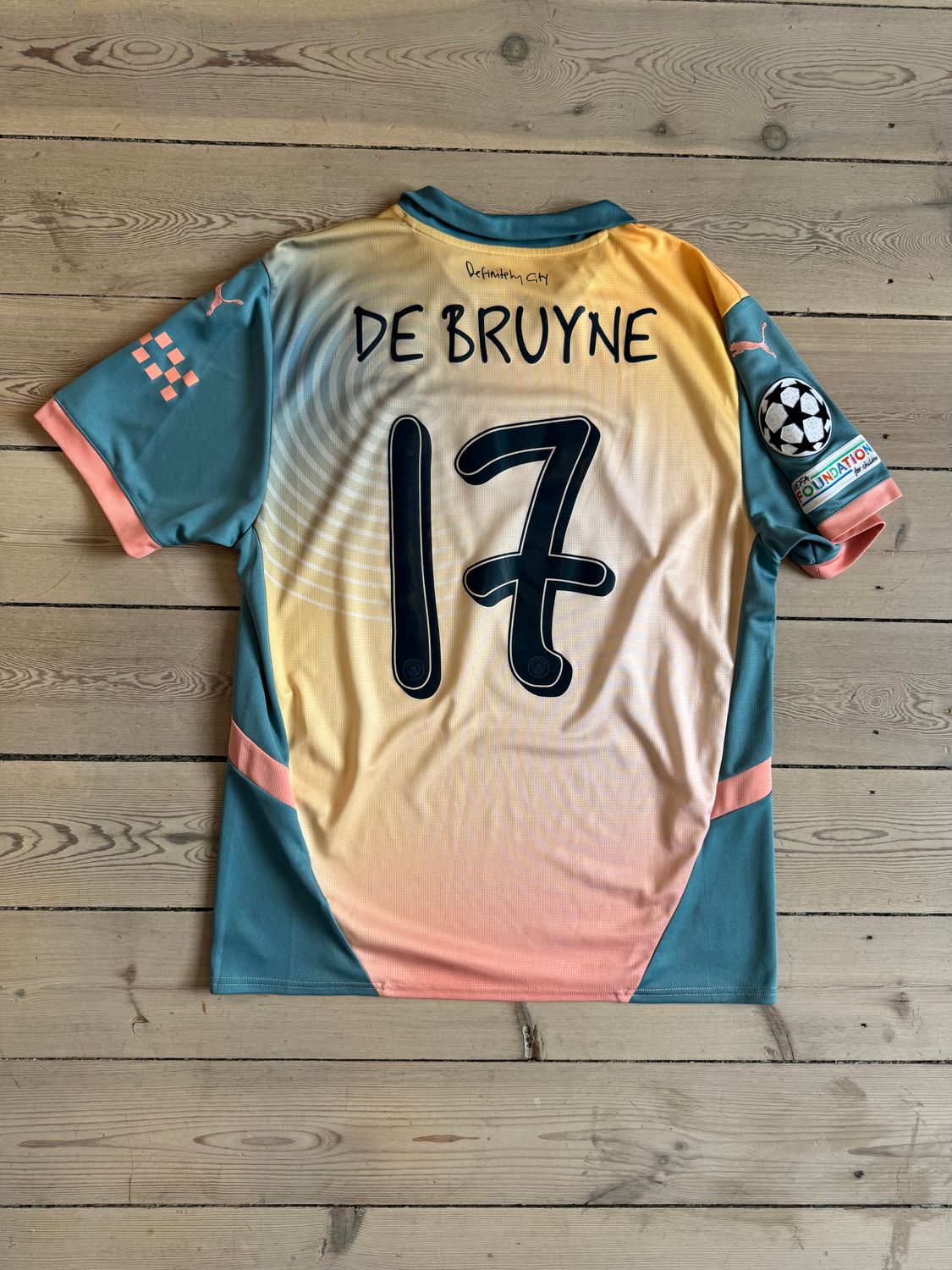 ​Kevin De Bruyne - Manchester city 4. trøje 2024/25 - Large