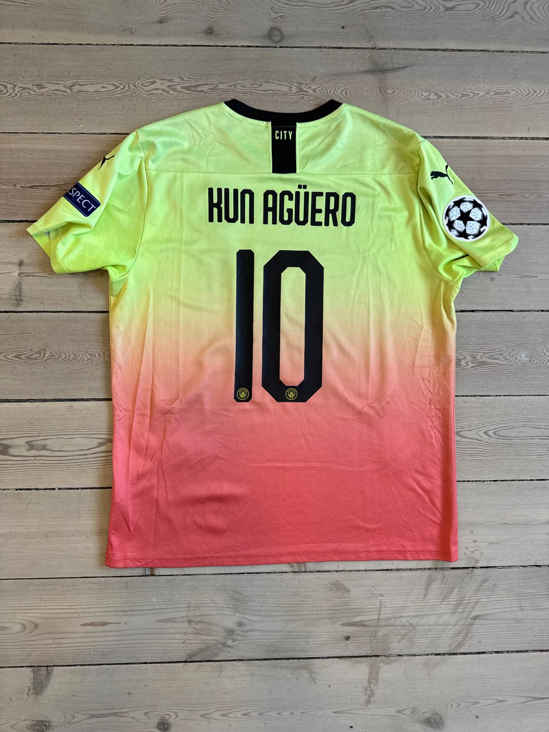 ​Sergio Agüero - Manchester City 3. trøje 2019/20 - XL